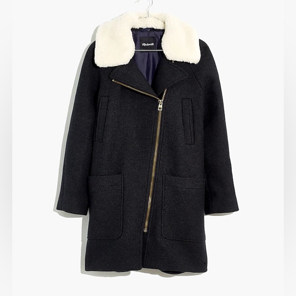 Madewell Eldridge Zip Coat in perfect condition - beautiful coat - size M